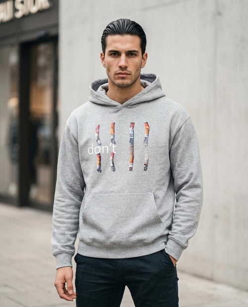 Zumieze - Davan | Printed Long-Sleeved Hoodie Men