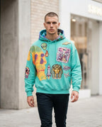 Zumieze - Ravar | Appliquéd Relaxed Fit Hoodie Men