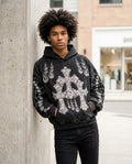 Zumieze - Loral | Washed Embellished Hoodie Unisex