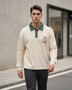 Zumieze - Lemer | Waffle-Knit Color-Block Sweater Men