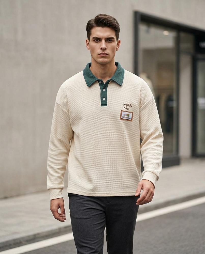 Zumieze - Lemer | Waffle-Knit Color-Block Sweater Men