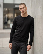Zumieze - Viram | Henley Slim-Fit T-Shirt Men