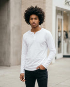Zumieze - Viram | Henley Slim-Fit T-Shirt Men