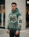 Zumieze - Damon | Embroidered Two-Tone Hoodie Men