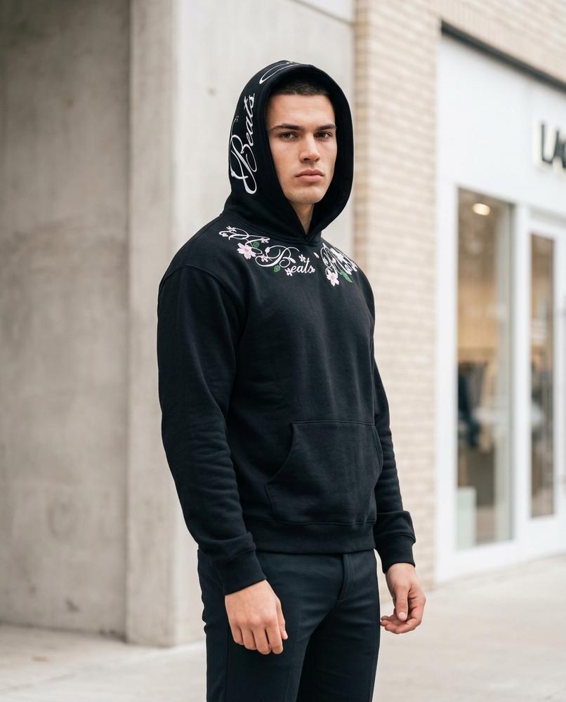 Zumieze - Yohal | Embroidered Pullover Hoodie Men