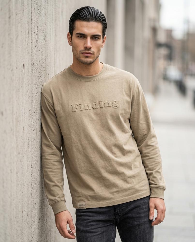 Zumieze - Latal | Embroidered Long-Sleeved Sweatshirt Men
