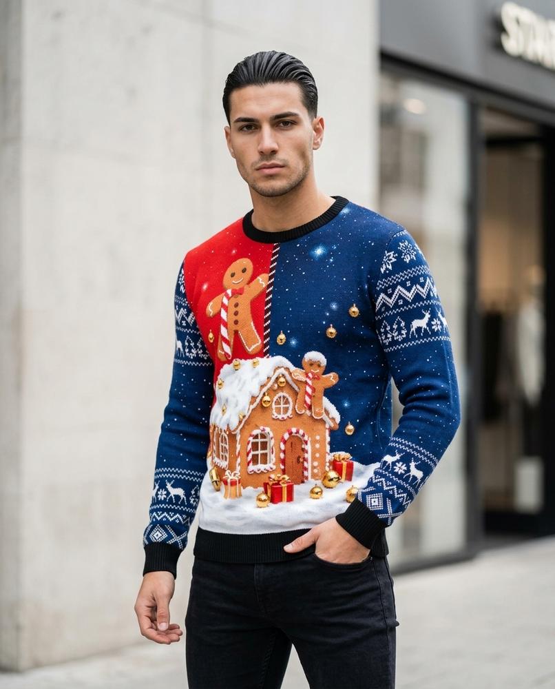 Zumieze - Keron | Knitted Christmas-Themed Sweater Men