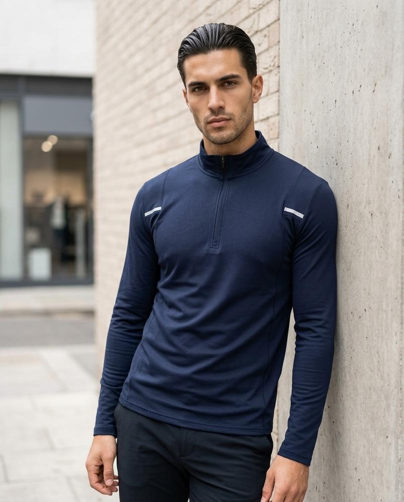 Zumieze - Misen | Quarter-Zip Performance Shirt Men