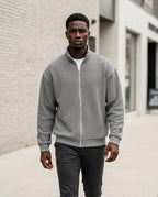 Zumieze - Sedan | Waffle-Knit Zip-Up Jacket Men