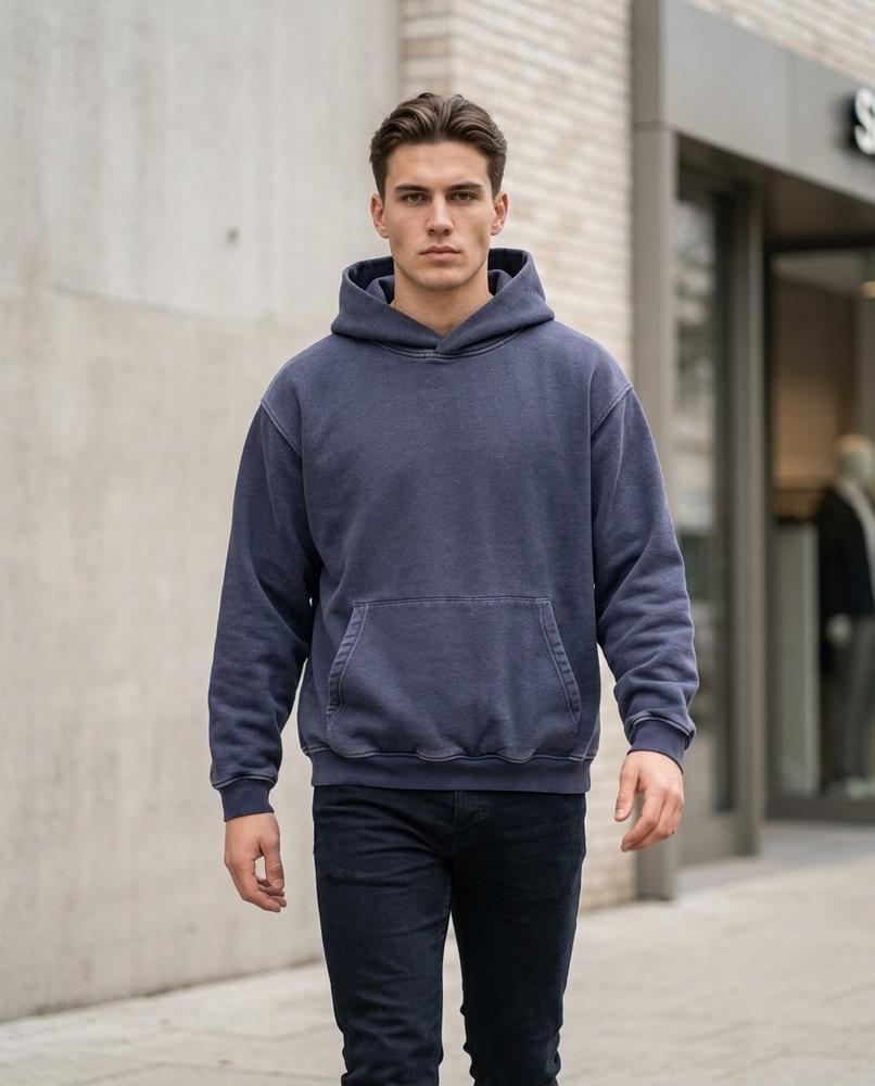 Zumieze - Tavel | Washed Relaxed Fit Hoodie Men