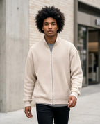 Zumieze - Sedan | Waffle-Knit Zip-Up Jacket Men