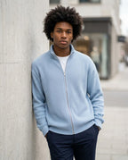 Zumieze - Sedan | Waffle-Knit Zip-Up Jacket Men