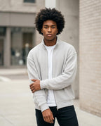 Zumieze - Sedan | Waffle-Knit Zip-Up Jacket Men