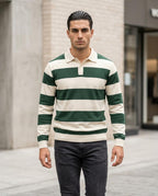 Zumieze - Mamel | Striped Collared Sweater Men