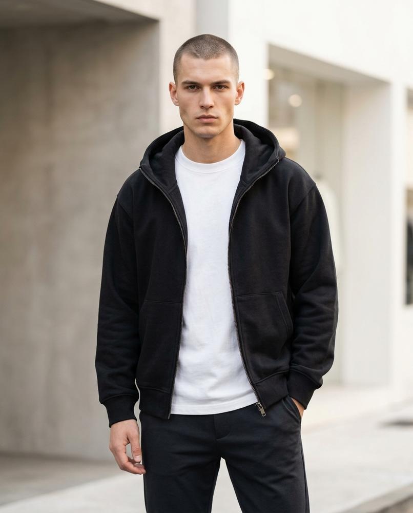 Zumieze - Seven | Zip-Up Fleece-Lined Hoodie Men