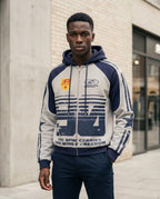 Zumieze - Velin | Zip-Up Printed Hoodie Men