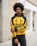 Zumieze - Velin | Zip-Up Printed Hoodie Men