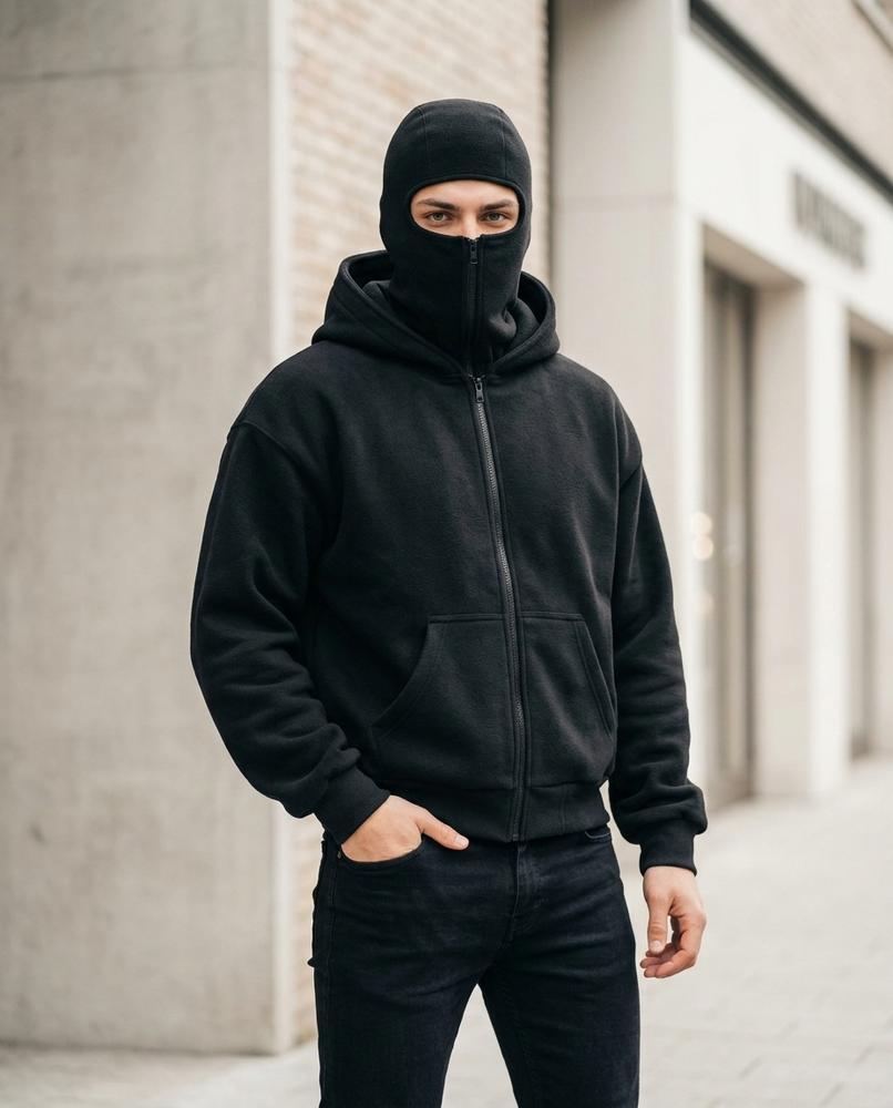 Zumieze - Niral | Zip-Up Fleece-Lined Hoodie Men