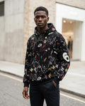 Zumieze - Cozan | Graphic-Print Hooded Hoodie Men