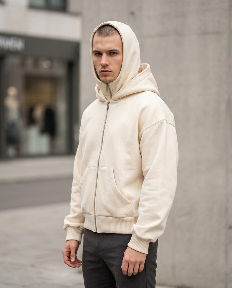 Zumieze - Niral | Zip-Up Fleece-Lined Hoodie Men