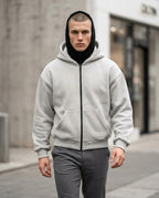 Zumieze - Niral | Zip-Up Fleece-Lined Hoodie Men