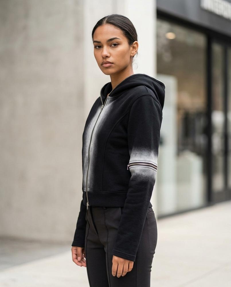 Zumieze - Miral | Gradient Zip-Up Hoodie Women
