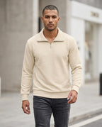 Zumieze - Timir | Textured Quarter-Zip Sweater Men