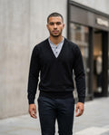 Zumieze - Vevel | V-Neck Fine-Knit Sweater Men