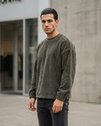 Zumieze - Romin | Corduroy Relaxed-Fit Sweatshirt Men