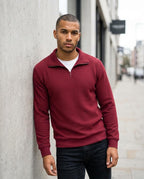 Zumieze - Timir | Textured Quarter-Zip Sweater Men