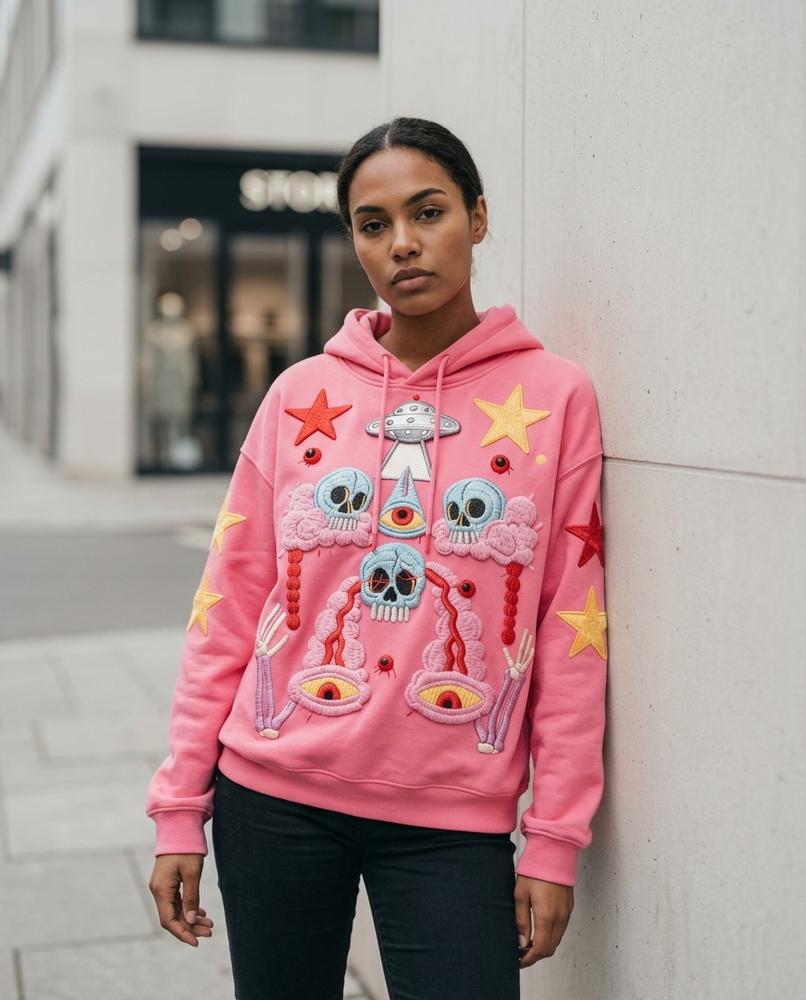 Zumieze - Zaran | Embroidered Graphic Hoodie Unisex