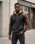 Zumieze - Rolom | Two-Tone Sherpa-Lined Hoodie Men
