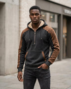 Zumieze - Rolom | Two-Tone Sherpa-Lined Hoodie Men