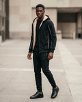 Zumieze - Varel | Sherpa-Lined Zip-Up Hoodie Men