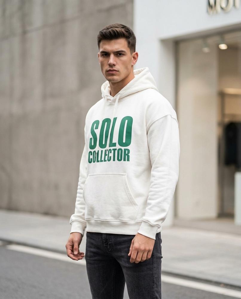 Zumieze - Kelev | Printed Cotton Hoodie Men