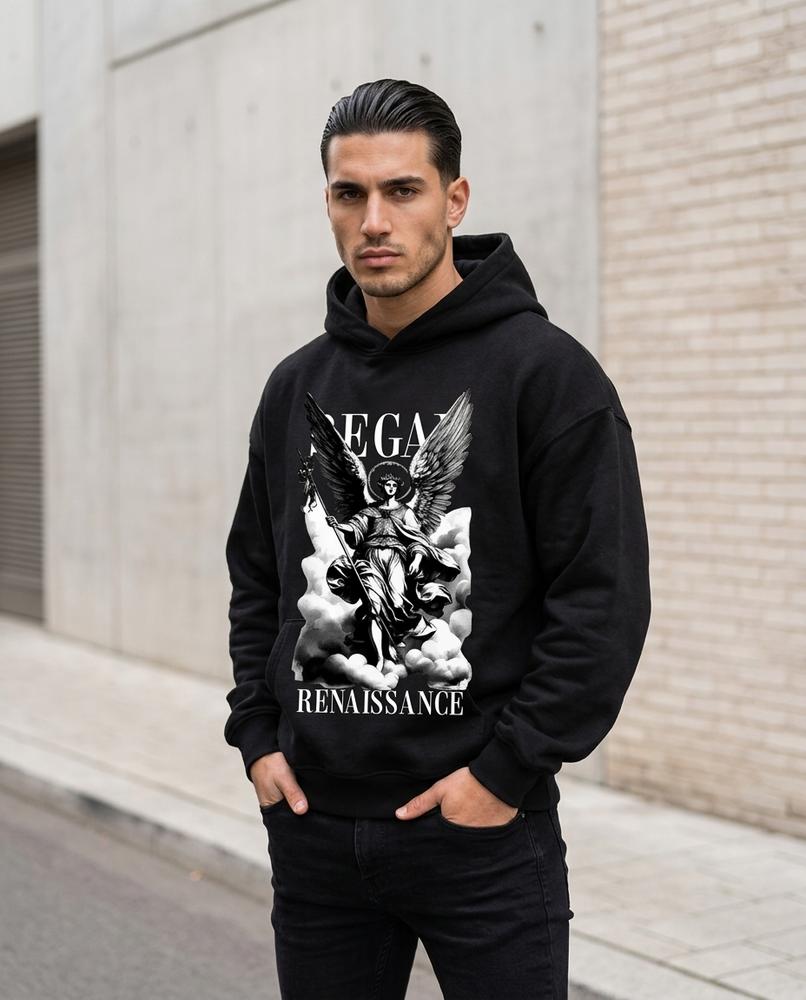 Zumieze - Dalor | Graphic Print Relaxed Fit Hoodie Men