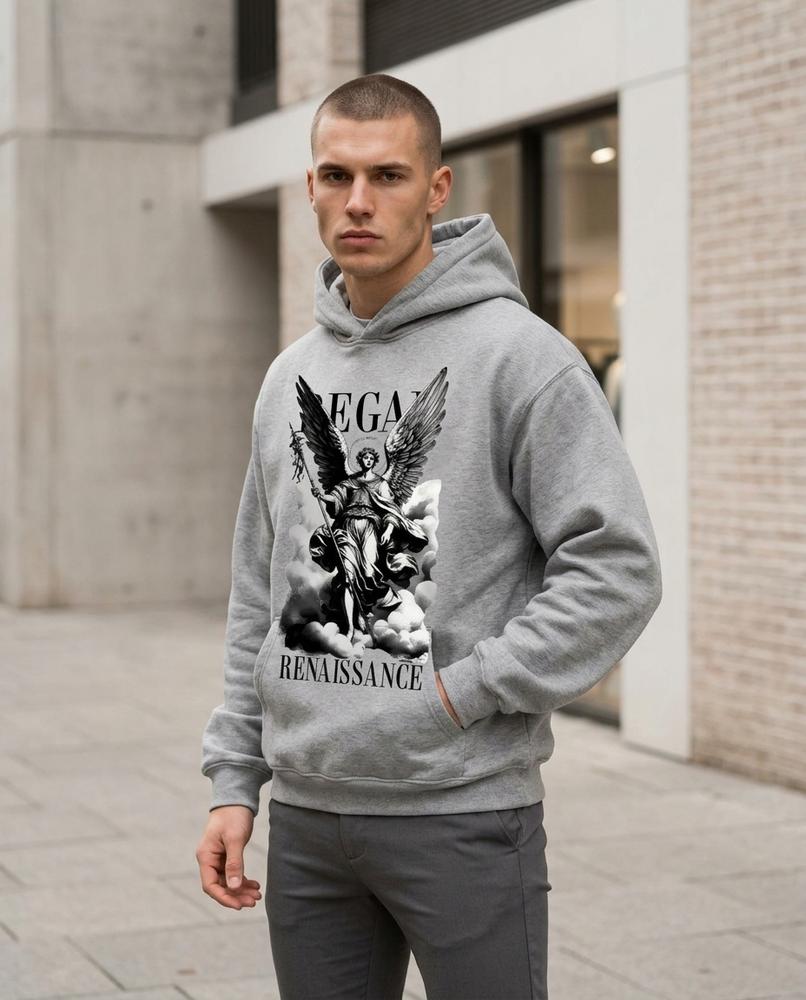 Zumieze - Dalor | Graphic Print Relaxed Fit Hoodie Men