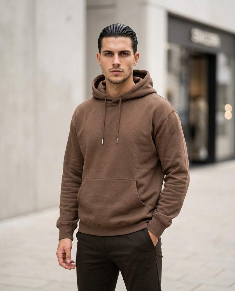 Zumieze - Vinal | Brushed Solid-Colored Hoodie Men