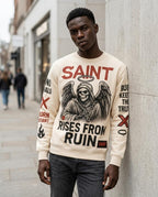 Zumieze - Mamon | Oversized Graphic Sweatshirt Unisex