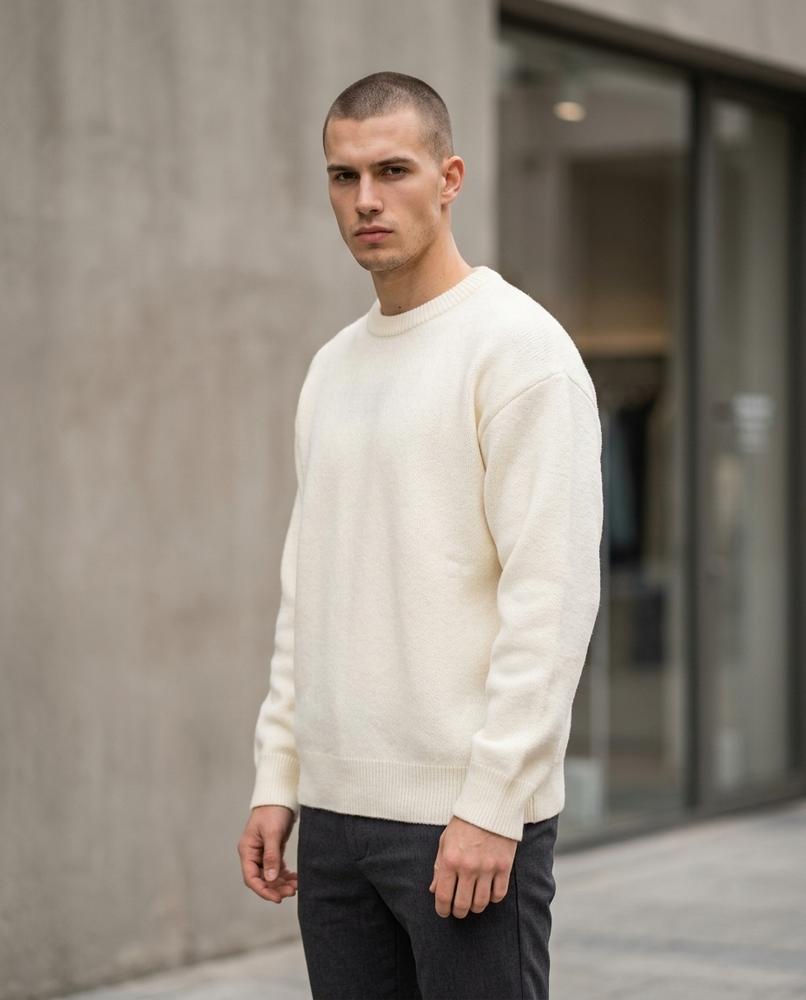 Zumieze - Zesil | Crewneck Textured-Knit Sweater Men