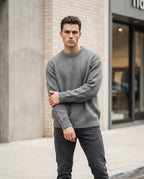 Zumieze - Zesil | Crewneck Textured-Knit Sweater Men
