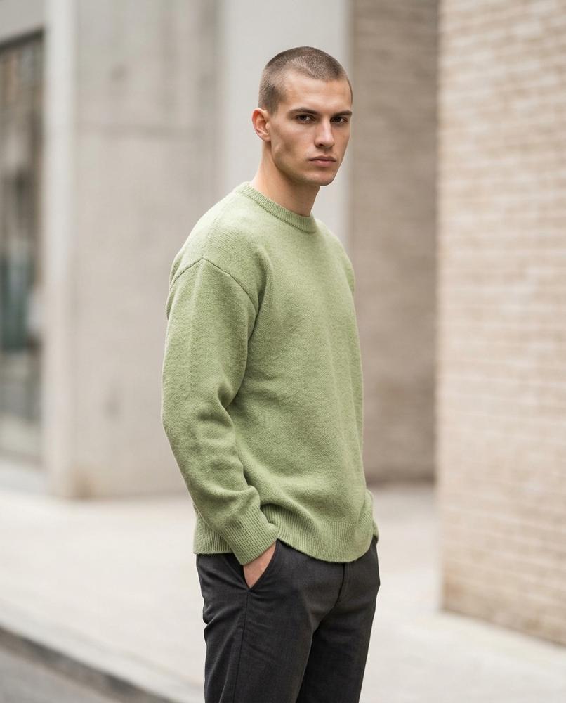 Zumieze - Zesil | Crewneck Textured-Knit Sweater Men
