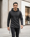 Zumieze - Kator | Lace-Up Fitted Hoodie Men