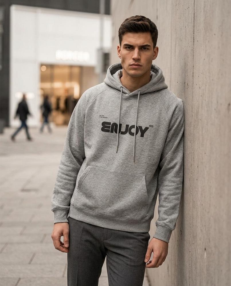Zumieze - Arrev | Printed Raglan-Sleeve Hoodie Men
