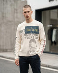 Zumieze - Sasil | Printed Textured Sweater Men