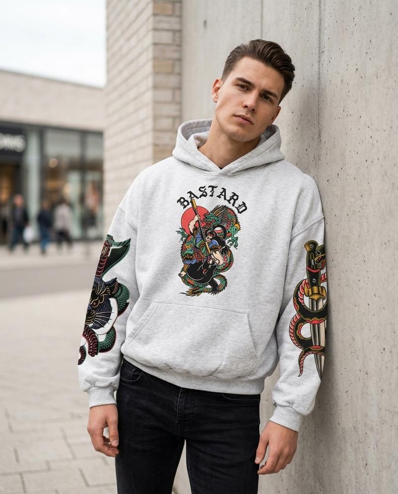 Zumieze - Altor | Printed Washed Hoodie Men