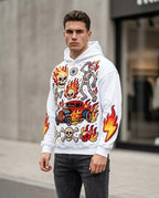 Zumieze - Rosan | Graphic Embroidered Hoodie Men