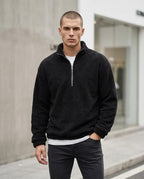 Zumieze - Lesil | Fleece Quarter-Zip Sweater Men
