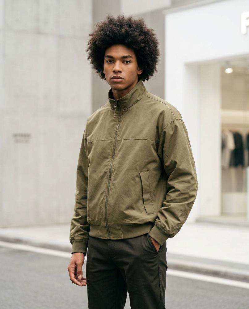 Zumieze - Maral | Zip-Up Stand-Collar Jacket Men