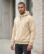 Zumieze - Rimor | Half-Zip Fleece-Lined Hoodie Men